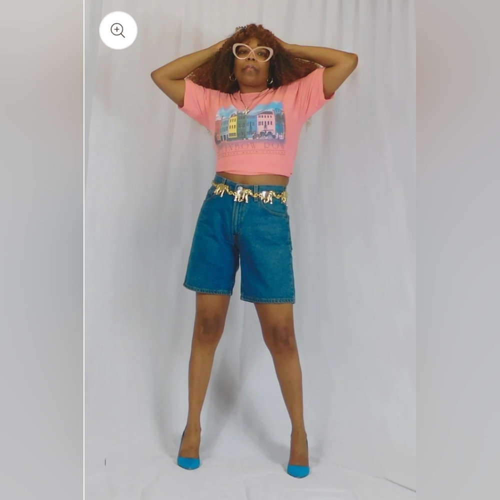 Vintage Charleston SC Rainbow Row Tee Size Small